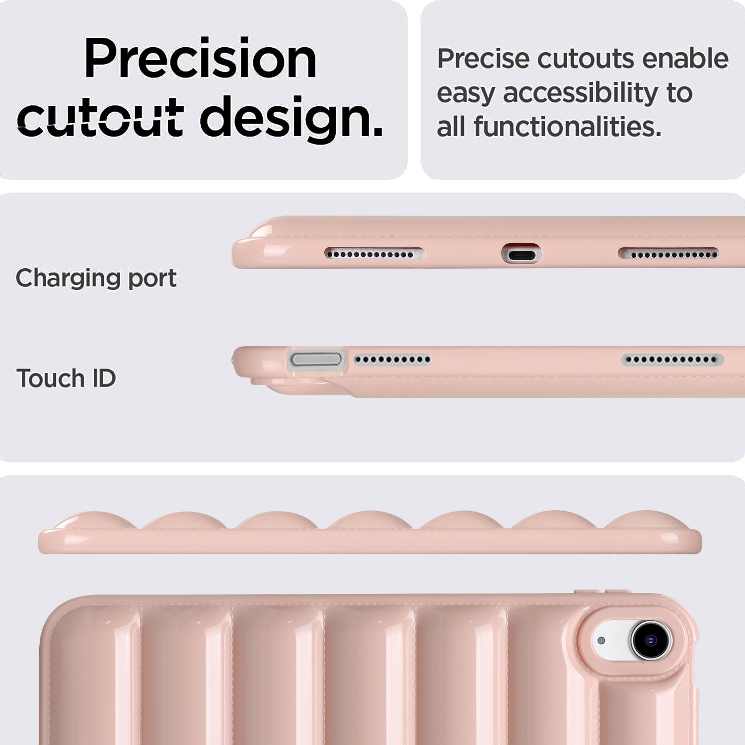 For iPad 10.9 (2022) Down Jacket Candy Color Tablet Protective Case Anti-scratch Soft TPU Cover For iPad 10.9 (2022) Down Jacket Candy Color Tablet Protective Case Anti-scratch Soft TPU Cover